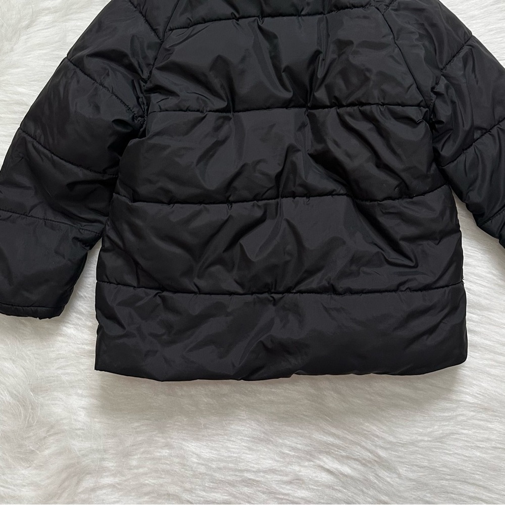 Wonder Nation Toddler Size 5T Black Full Zip Winter Hoodie Puffer Jacket - Picture 6 of 9